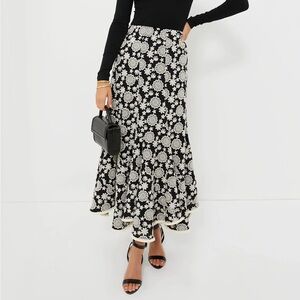 Tuckernuck Black & Ivory Eyelet Violet Maxi Skirt